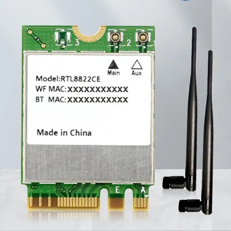 N84B RTL8822 WiFi 5 Networking Card 2.4G/5GHz พร้อม BT5.0 ขั้นสูงที่มีเสถียรภาพ