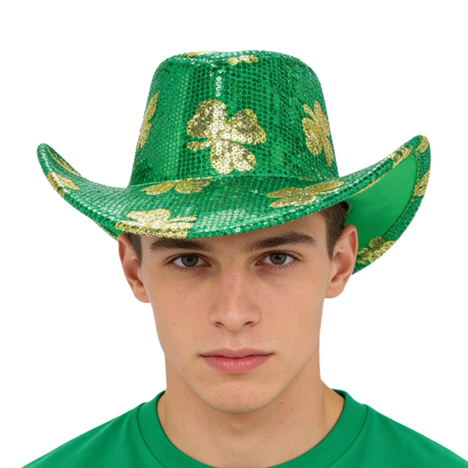 レディース メンズ アイリッシュ レプリコーン グリーン ファンシードレスアップ帽子 聖パトリックデー パーティーコスチューム ハロウィン ステージプログラム パフォーマンスウェア