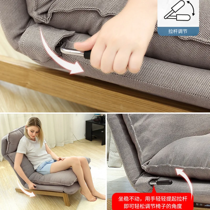 Lazy, sofá, estilo japonés, individual, salón, dormitorio, sofá silla