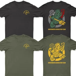 T-shirt Frogmen de l'équipe de démolition sous-marine, UDT Été Coton O-cou Manches Courtes Hommes T-shirt Nouvelle S-3XL