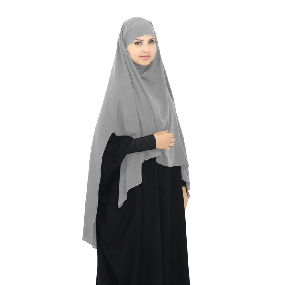 Eid muslimische Frauen Gebets kleid Niqab Schal Khimar Hijab Robe Ramadan Arab Mittlerer Osten Kopftuch Nikab Schal Amira Islam Kleidung