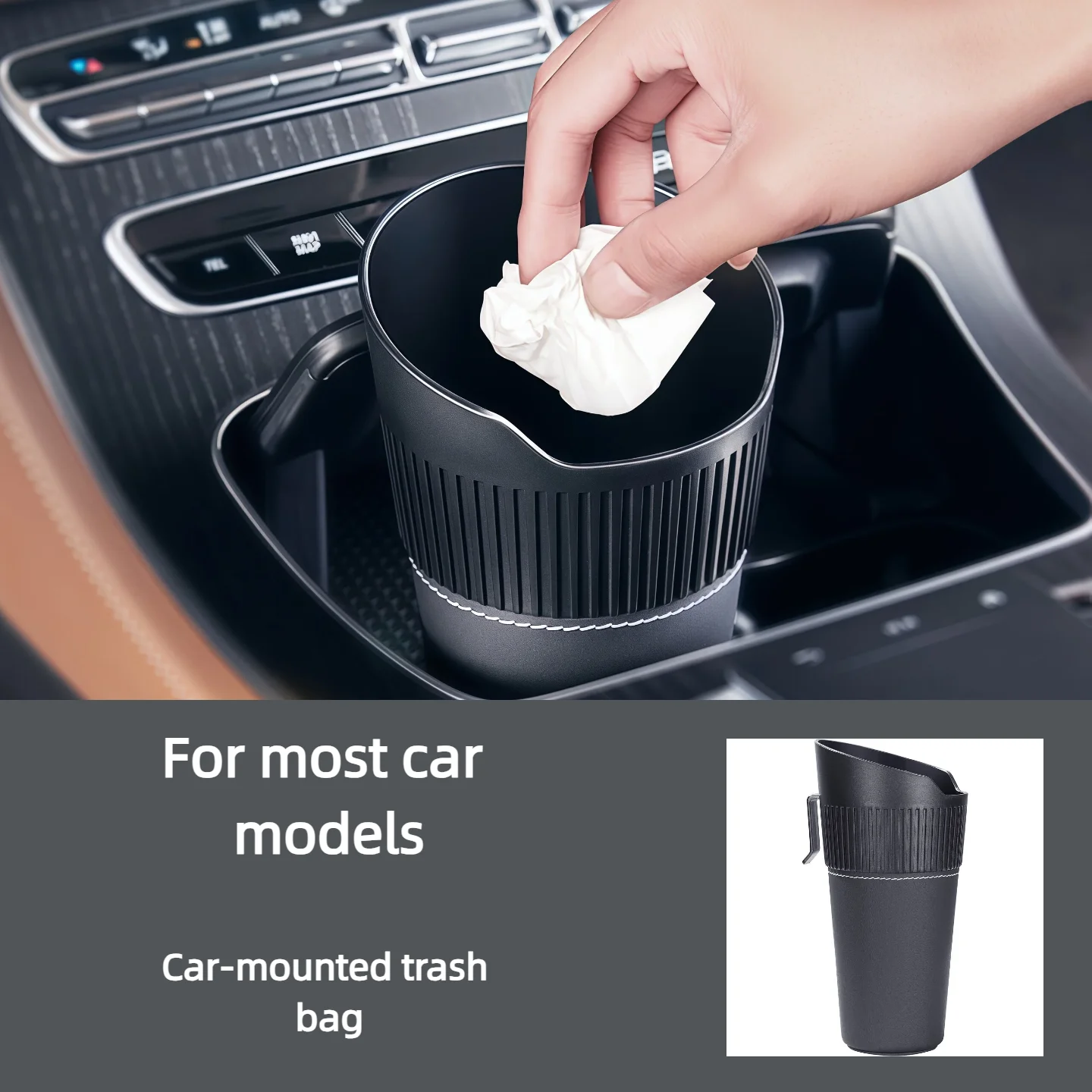 For Most Models of Car Trash Can Bags, and the Car Can Be Placed in the Folding Umbrella Cart