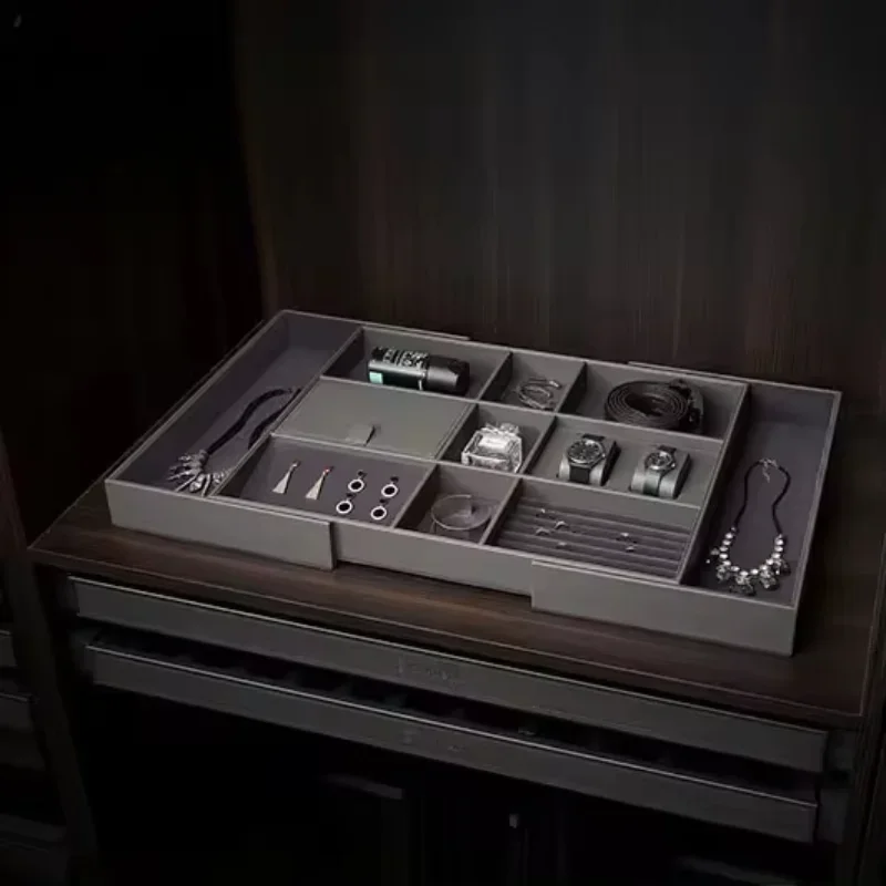 

Supeni 2024 New Arrival Expandable Leather Storage Jewelry Organizer Box 600-900