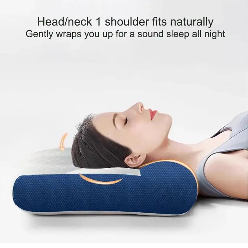 

Contour Pillows For Sleeping Ergonomic Neck Pillow Breathable Height Adjustable Bed Pillow For Sleeping Side Back Stomach