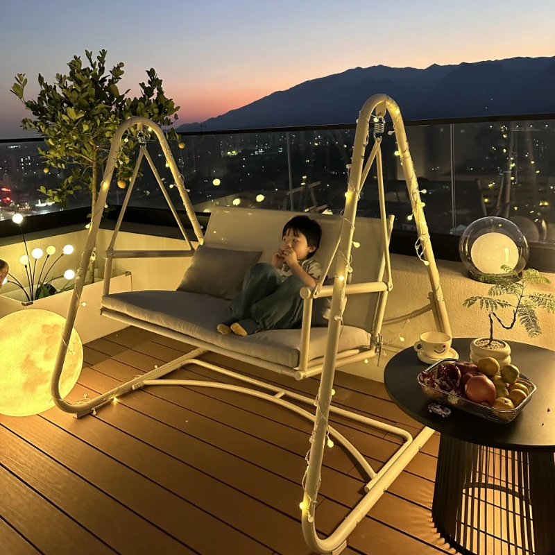 

Swing Balcony Hanging Chair Indoor Single Garden Villa Courtyard Outdoor Rural Yard Swing Chair