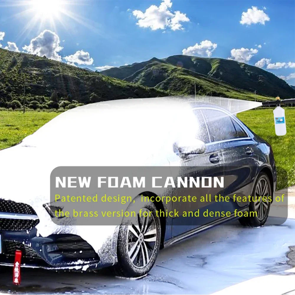 Pressure Washer Adjusable Foam Cannon Car Washer Snow Foam Lance High Pressure Soap Foamer Foam Generator Car Foam Cleaner Spray