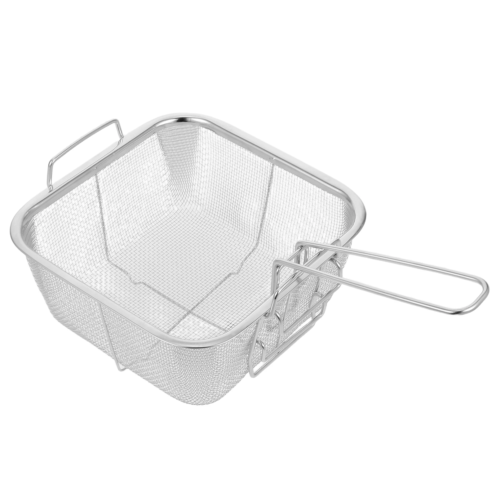 

Stainless Steel Drain Basket Vegetable Washing Bowl Fruit Draining Mesh Colander Kitchen Multi-Functional Food Strainer Sink