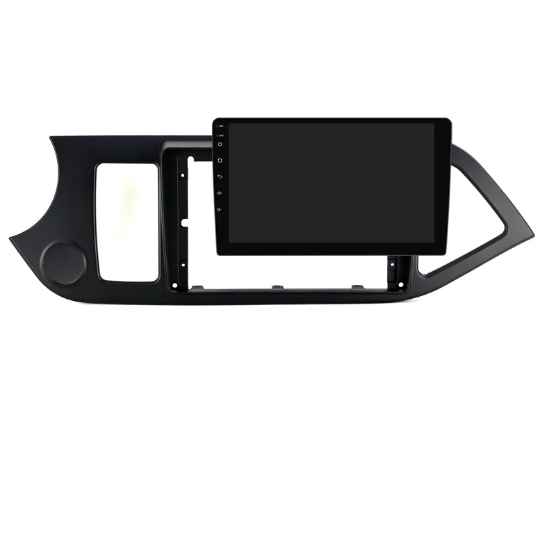 MEKEDE 9-inch car intelligent radio with plastic frame suitable for Kia Morning News 2011-2017 L car radio panel frame cable set