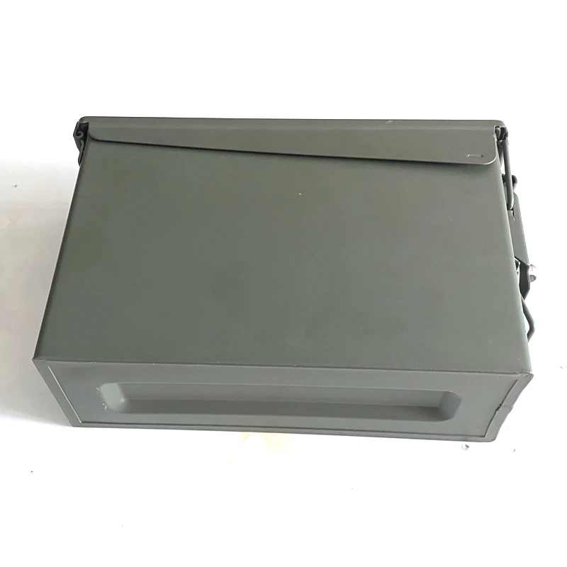 Water Proof 30 Cal Metal Ammo Case Can Military Army Solid Steel Waterproof Holder Box for Long-Term Gun Storage Green Stackable