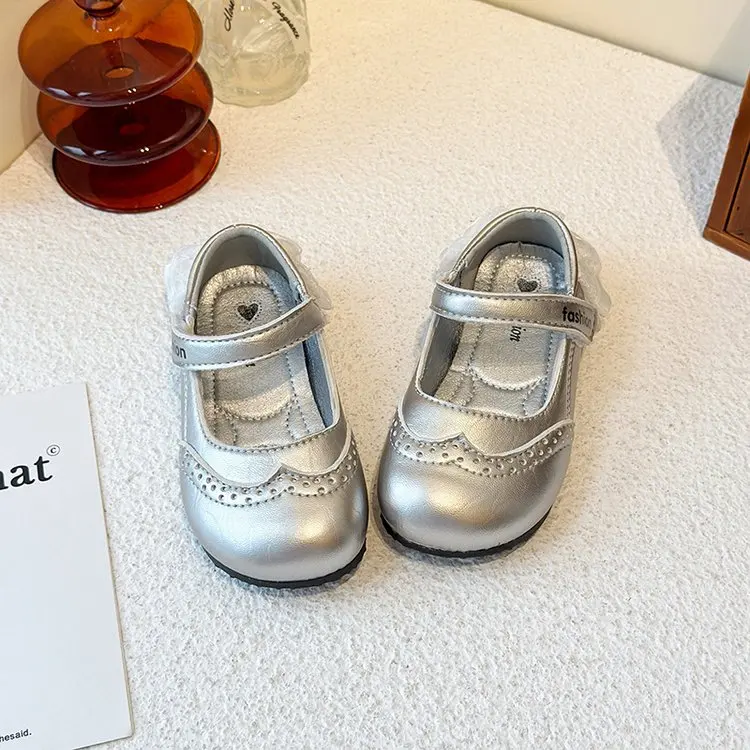 New PrincessesSingle ShoesSmall Leather Shoes,Lady Shoes,Party Shoes,SandalsHigh Quality Casual Shoes,Versatile Shoes,KIDSShoes