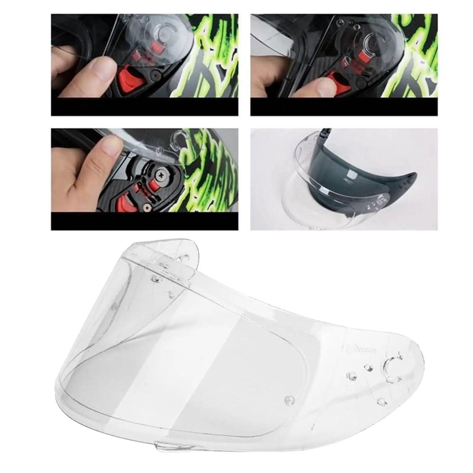 

Ветрозащитный сменный визор из поликарбоната с защитой от царапин для шлема MT Stinger Full Face