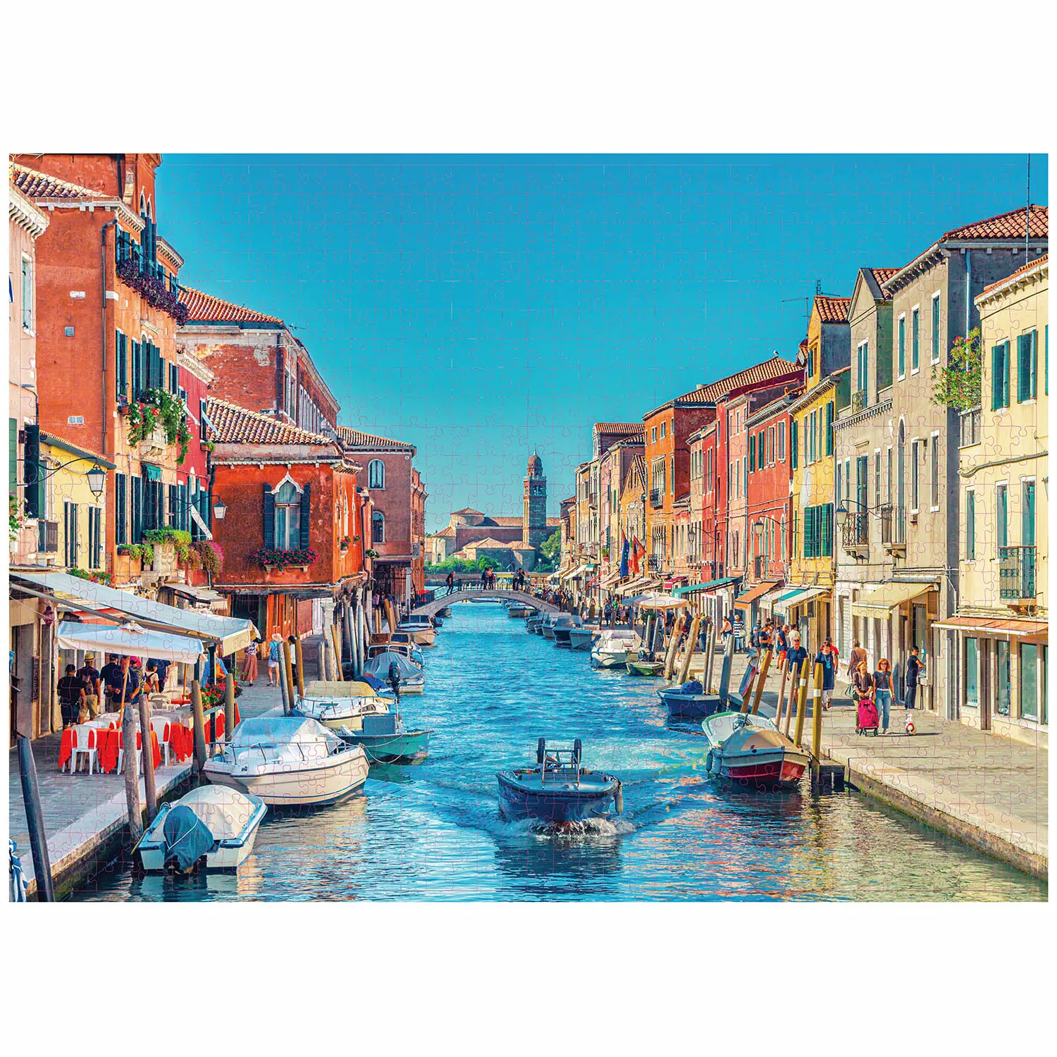 1000 Pieces The Venice Town Jigsaw Puzzles for Adults Home Decor Games Family Fun Floor Puzzles Educational Toys for Kids