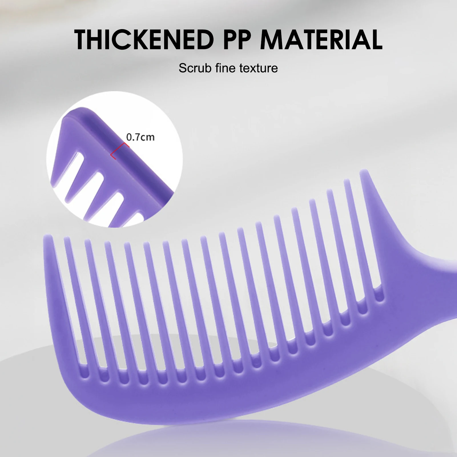 4 قطعة مشط الضفيرة واسعة الأسنان وفك تشابك مشط الملمس مشط للنساء مجعد الرطب/الجاف متموج سميكة خصلات الشعر المستعار صالون الحلاق تصفيفة الشعر أداة