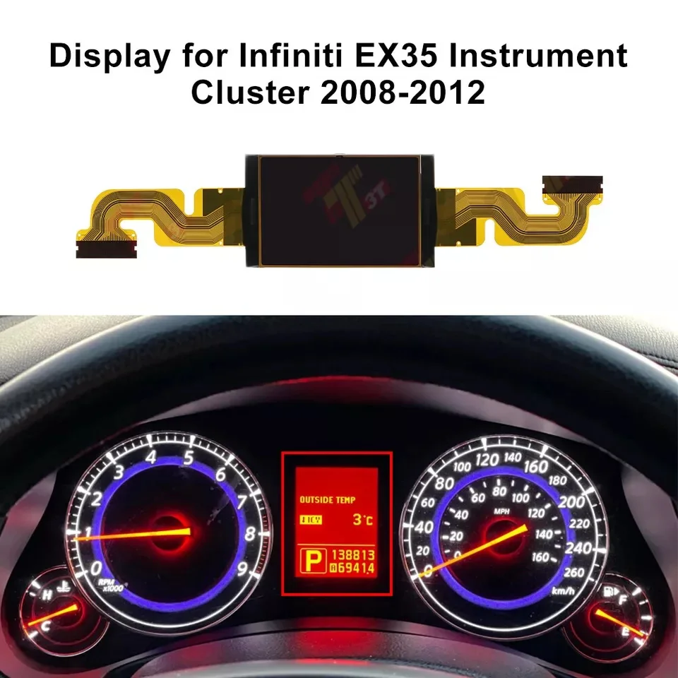 

Dashboard LCD Display for Infiniti EX35 Speedometer Instrument Cluster 2008-2012