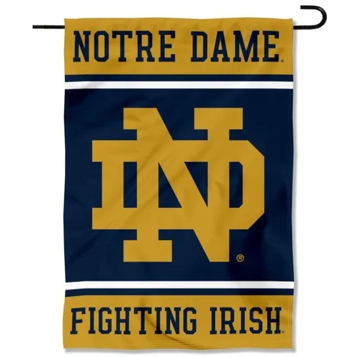 Irish ND Logo Garden Banner Flag ffm