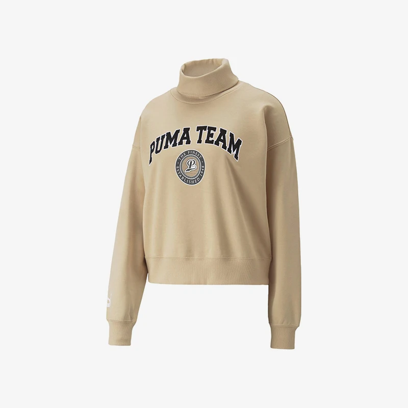 

Puma genuine new women's printed high neck long sleeved sports hoodie pullover 539271-67