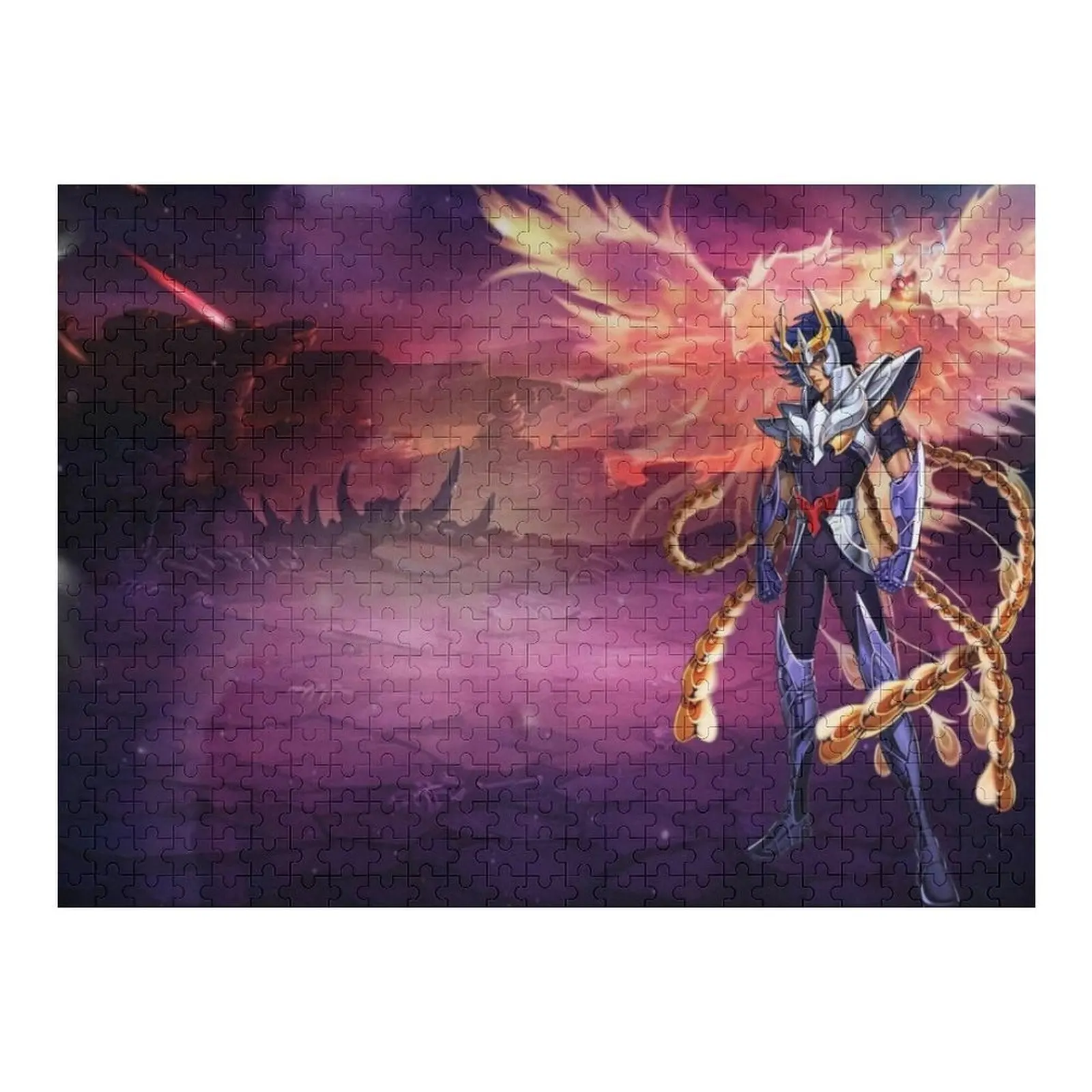 

Saint Seiya Рыцари Зодиака Ikki Phoenix Пазл Пользовательское Имя Детская Игрушка Деревянный Пазл Для Взрослых