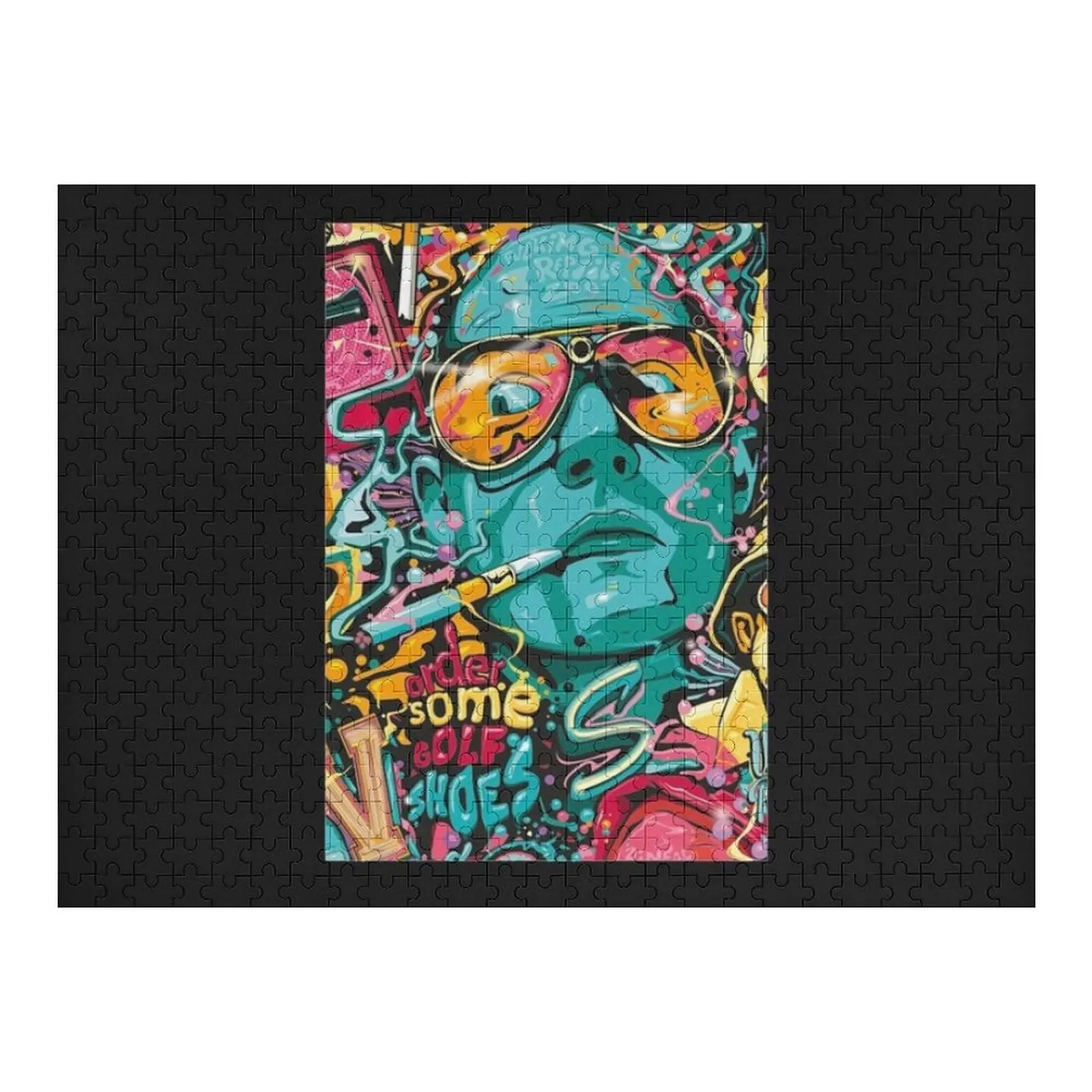 

Fear and Loathing Jigsaw Puzzle Adult Wooden Customized Kids Gift Puzzle