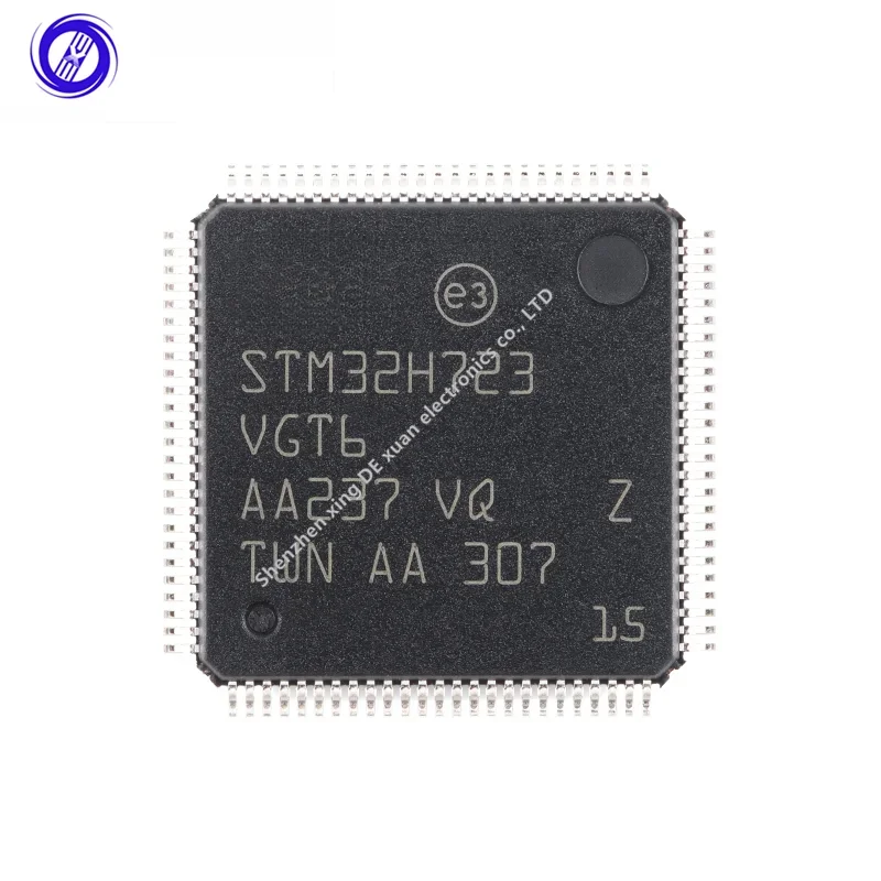 Microcontrolador original STM32H723VGT6 LQFP-100 ARM Cortex-M7 de 32 bits-MCU