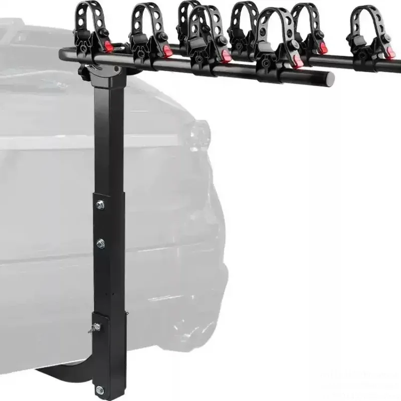3-Bicycle Rack 2-Inch Receiver Trailer Hitch Bike Carrier for Cars Trucks SUVs Vans RVs Auto Accessories