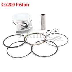 Motorcycle 63mm Piston 15 mm Pin Ring For ZONGSHEN200 LONGXIN200 LIFAN200 CG200 CG 200 200cc Spare Parts