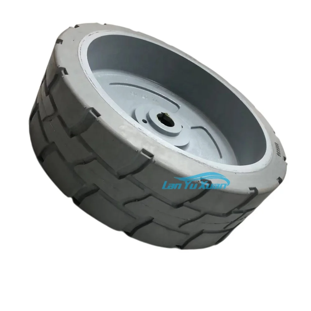 GENIE Wheel and Tire Assembly 15 X 5 Grey Genie scissor lift wheel 105454GT