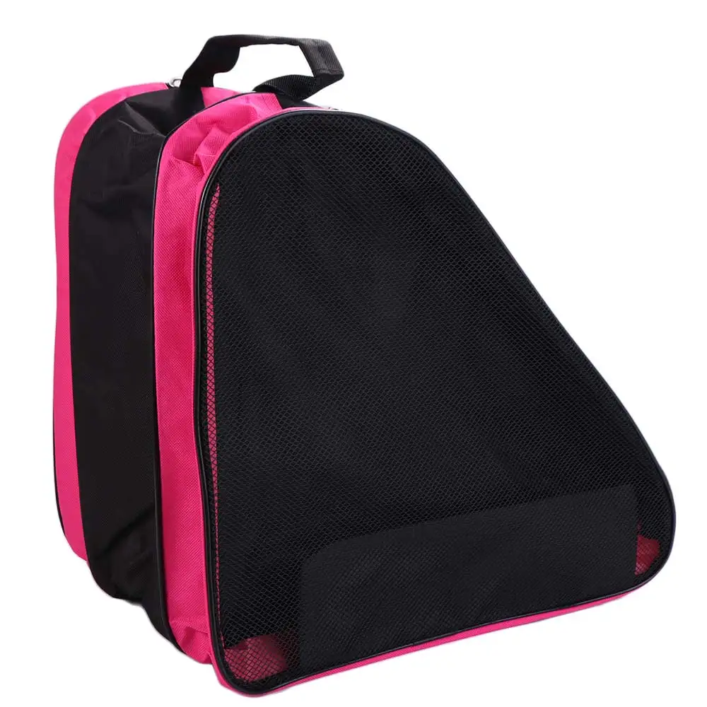Large Capacity Roller Skates Bag Storage Bag Breathable Skating Shoes Bag Carry Case Oxford Cloth Ice Skating Pouch Adult