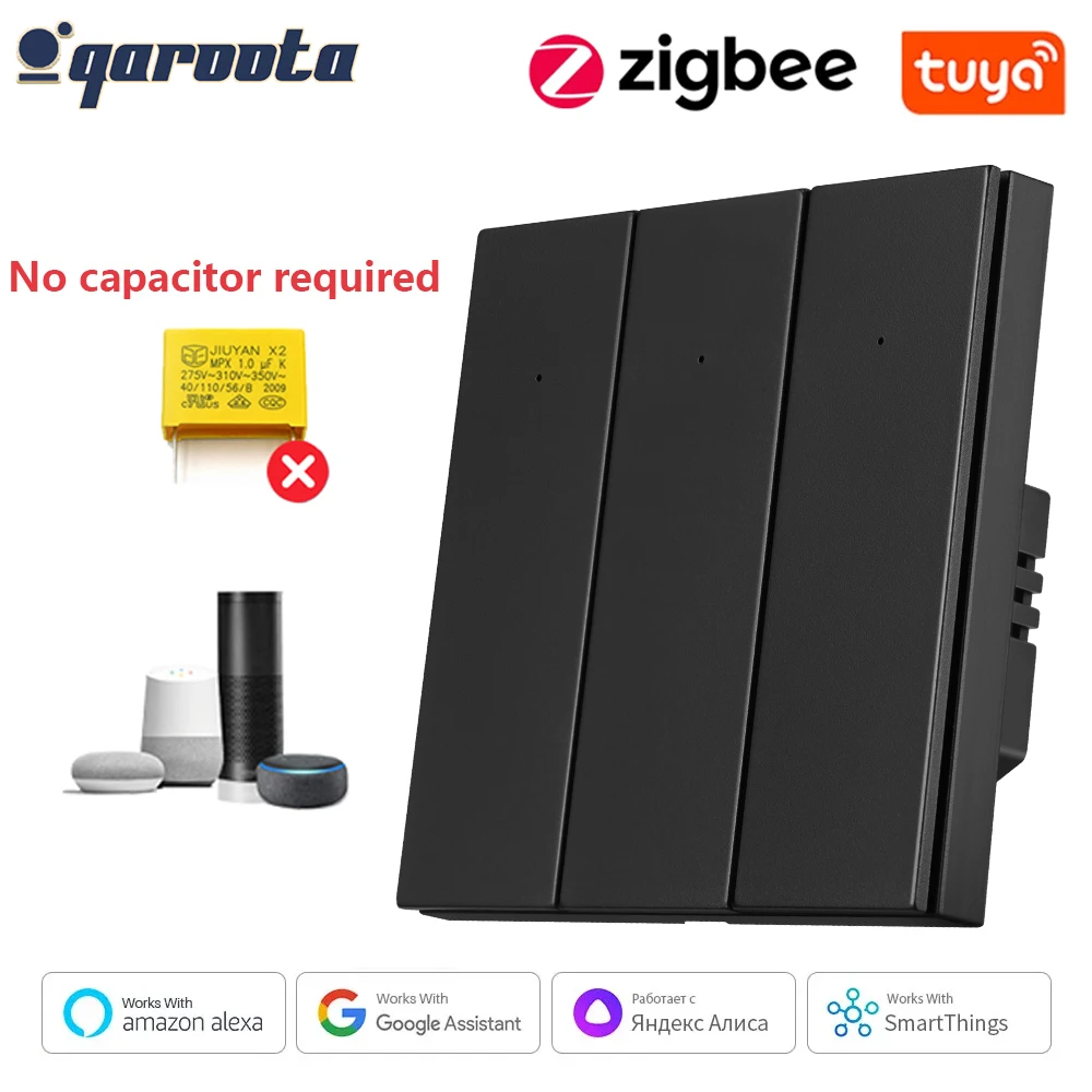 زيجبي مفتاح الإضاءة الذكي لا سلك محايد لا مكثف المطلوبة تويا الحياة الذكية APP زيجبي بوابة محور دعم أليكسا جوجل المنزل