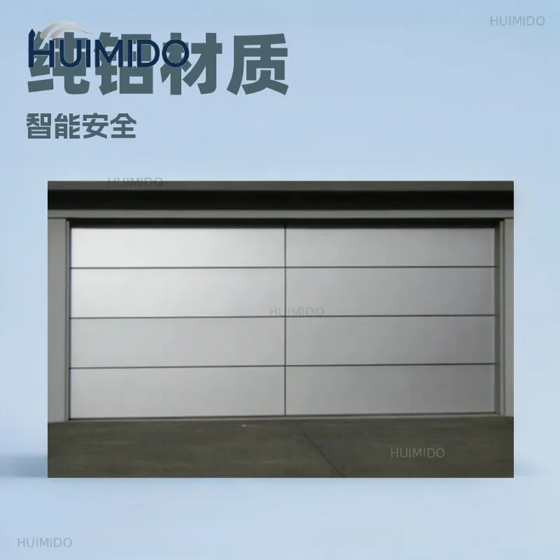 pure flat aluminum alloy rolling gate rolling shutter door custom electric sound insulation anti-theft household door