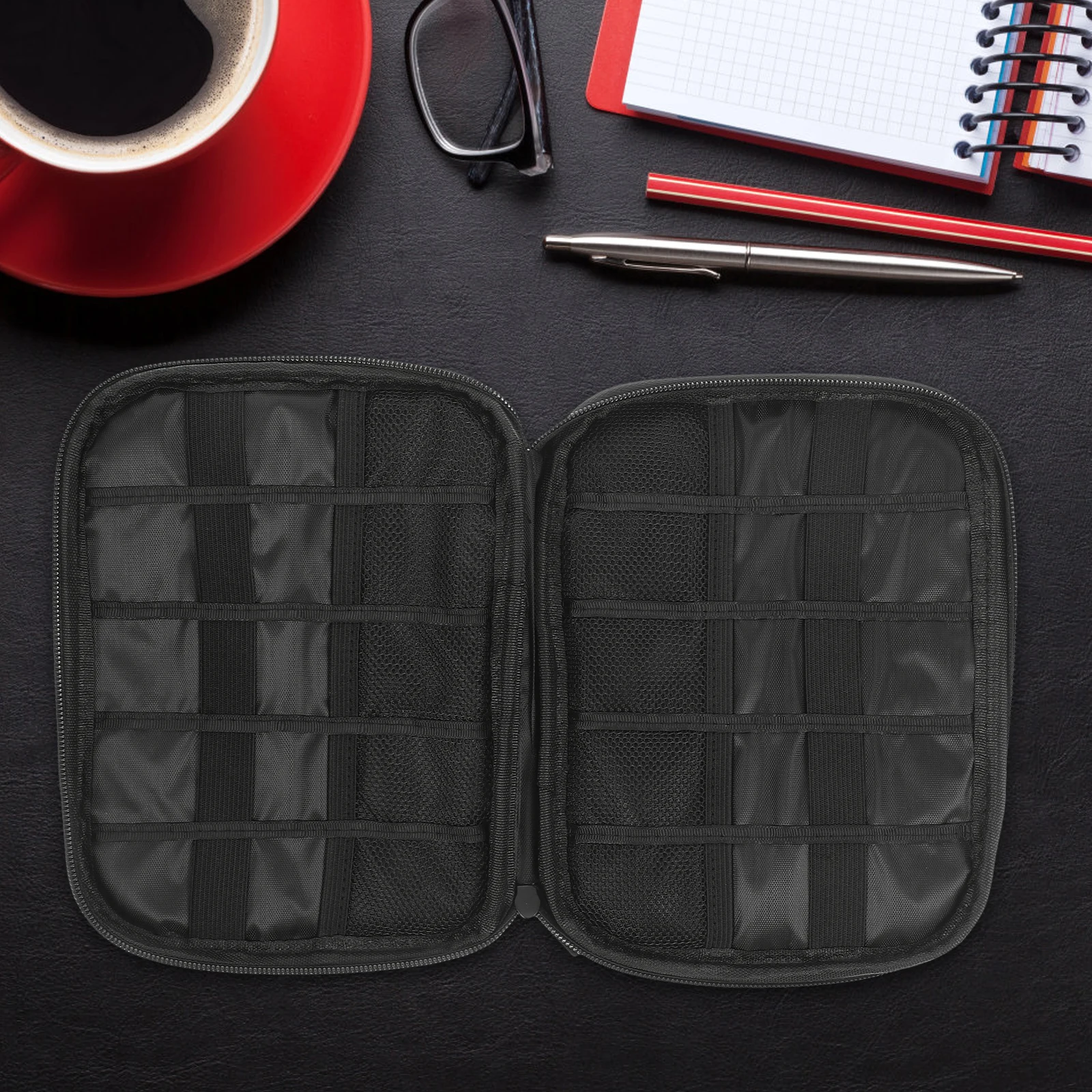 

Watch Strap Bag Large Capacity Polyester Storage Pouch Durable Travel ganizer Reusable Watchb Container Portable