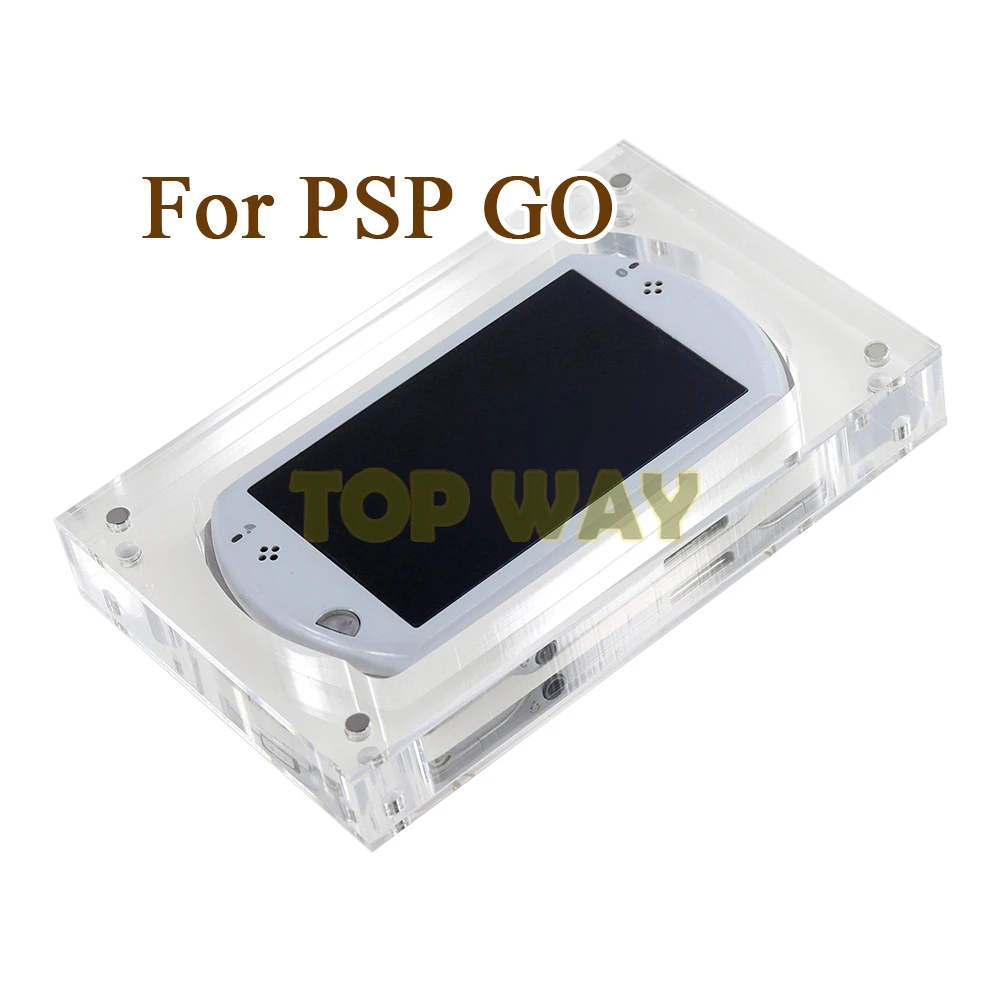 10PCS For PSPGO Card Case For PSP GO Highly Transparent Acrylic Game Display Box Repair Accessories