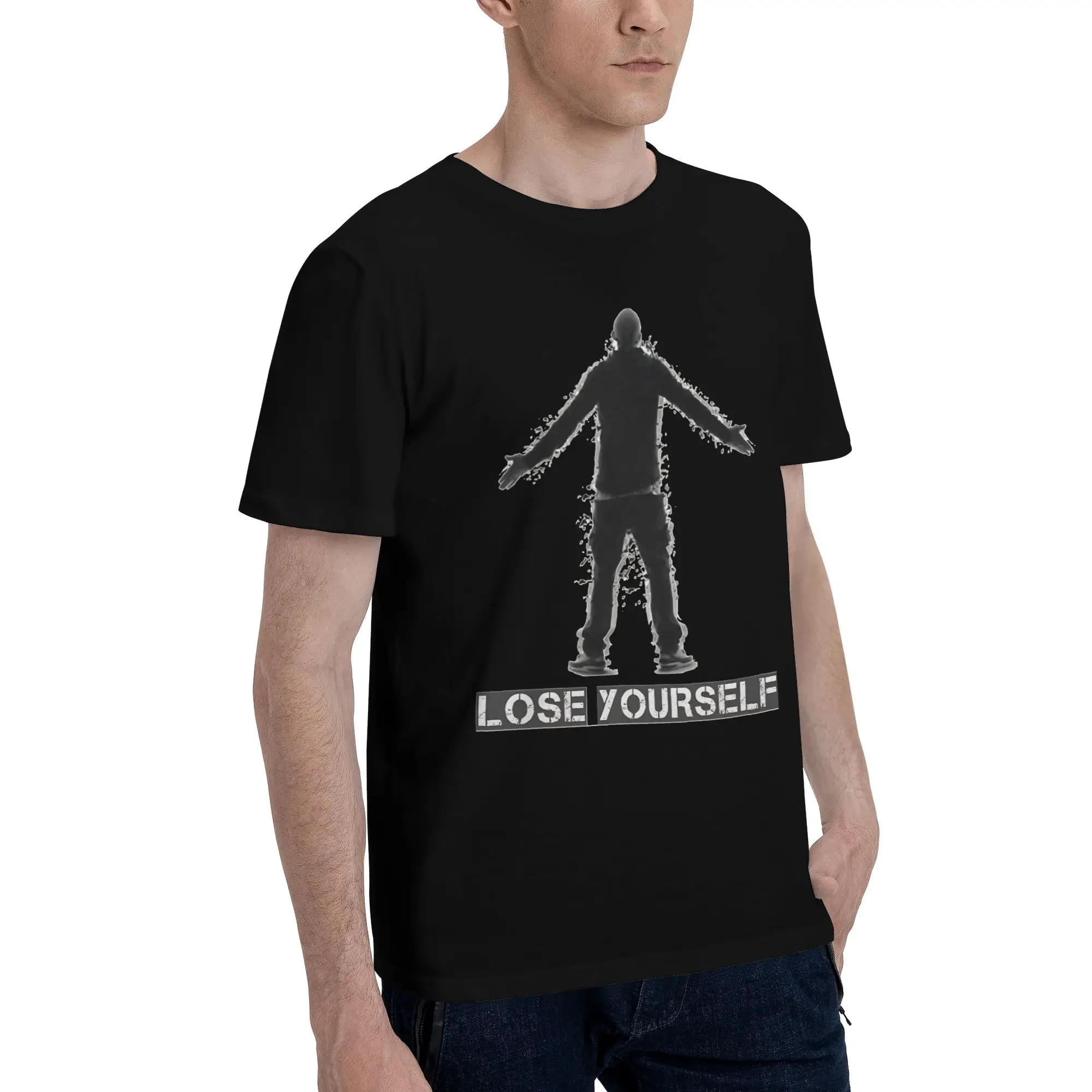 Lose Yourself  Novelty 100% Cotton T-Shirt Eminem Tops Tees For Men