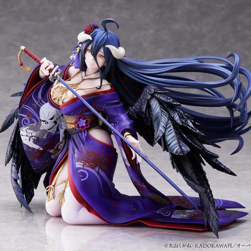 OVERLORD Albedo Kimono beauties 100% Original genuine PVC Action Figure Anime Figure Model Toys Figure Collection Doll Gift