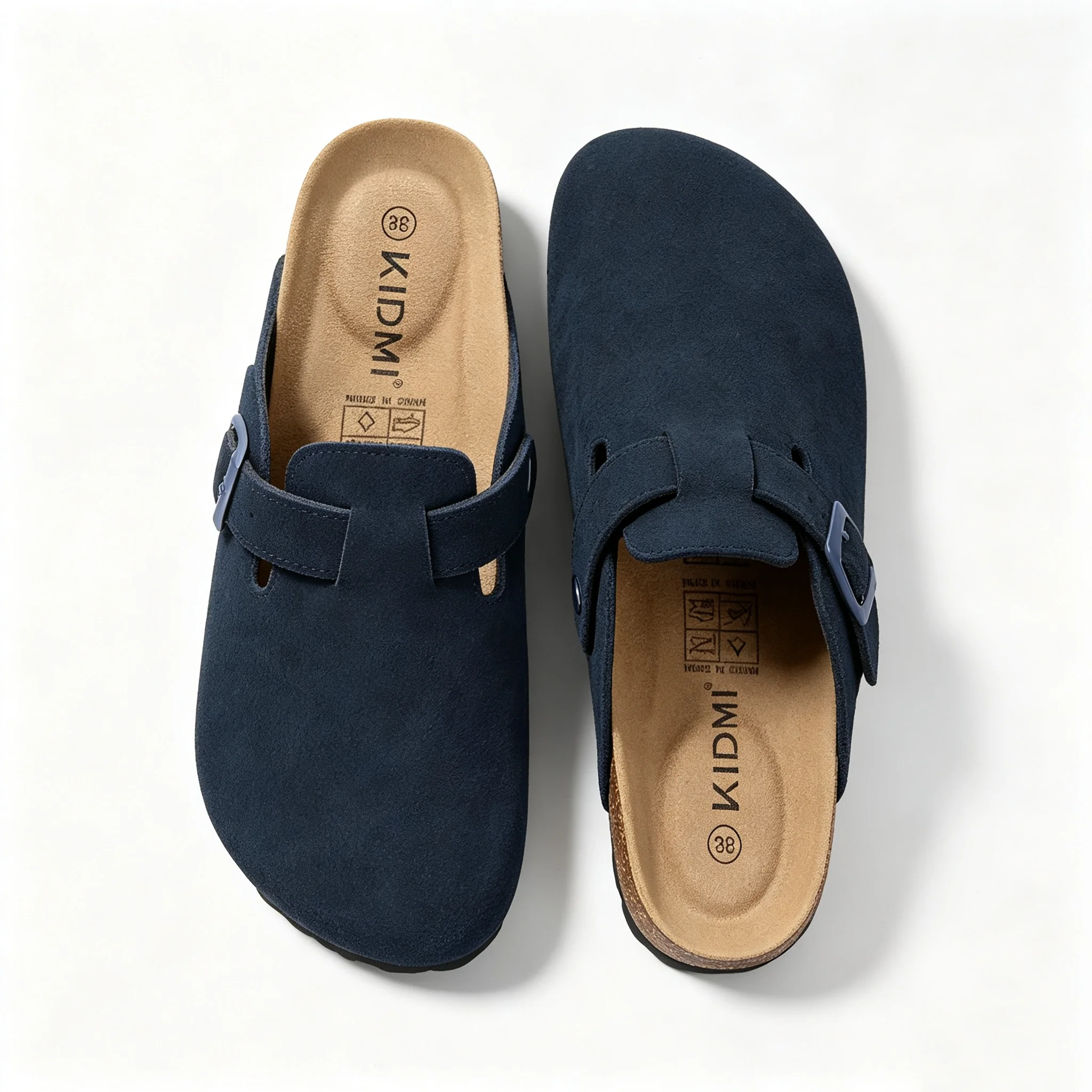 Women'S Shoes Vegan - Litfun Cork Footbed Mules Untuk Wanita