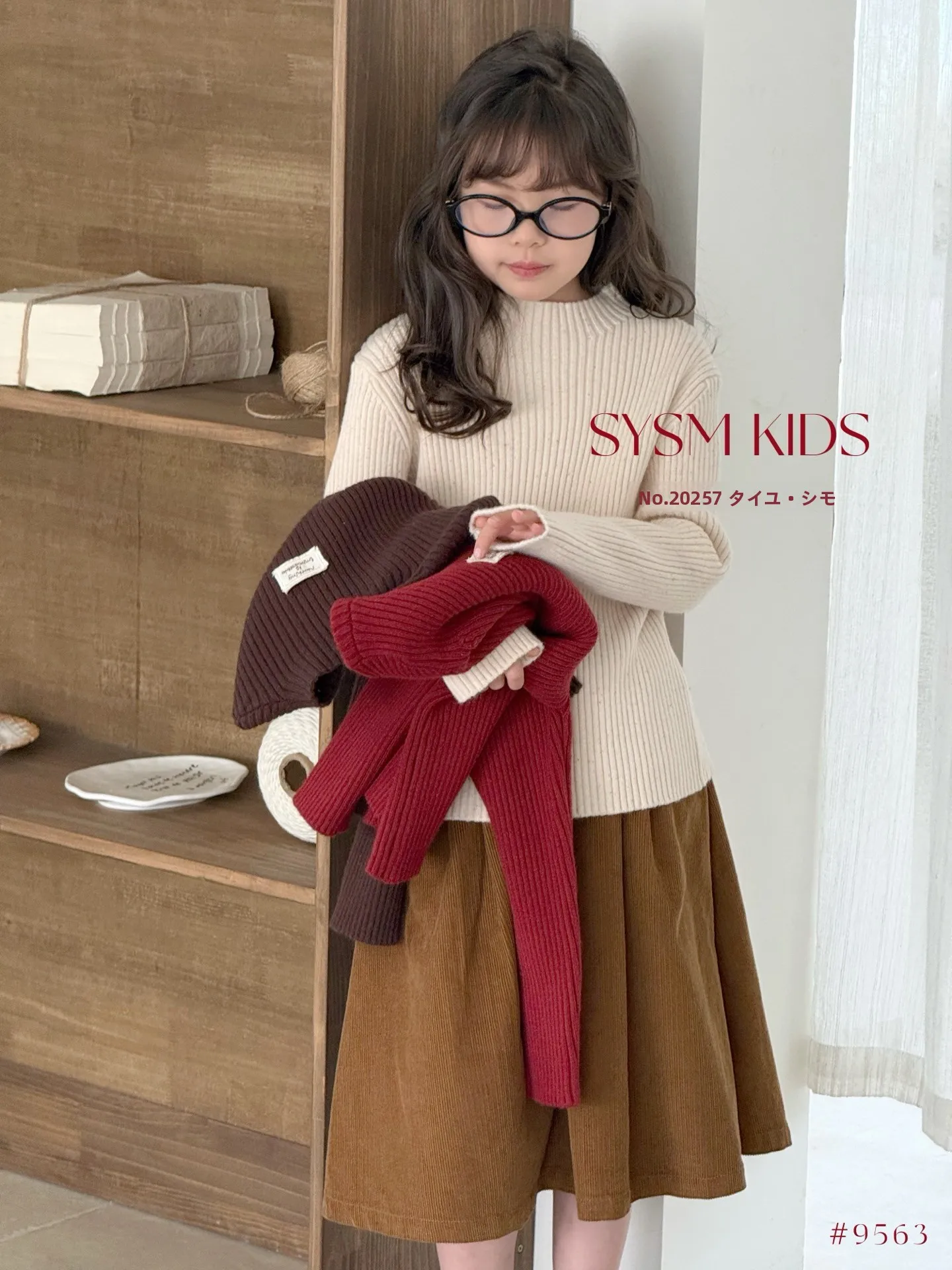 bora-kids-knitted-base-layer-irt-oulder-width-stand-f-high-collar-sweater-for-girls-autumn-winter-season-long-sve