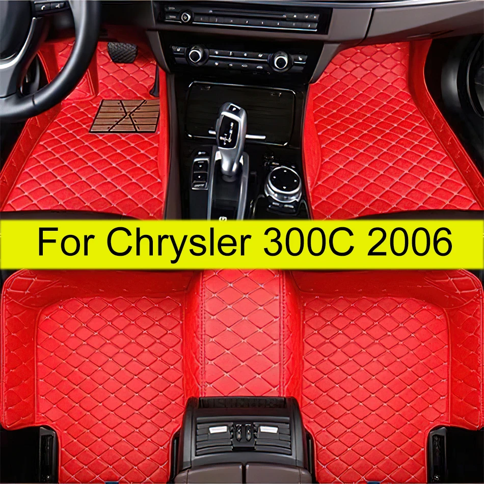 Car Floor Mats for Chrysler 300C 2006 Auto Foot Pads Custom Carpet Interior Accessories Decoration Parts