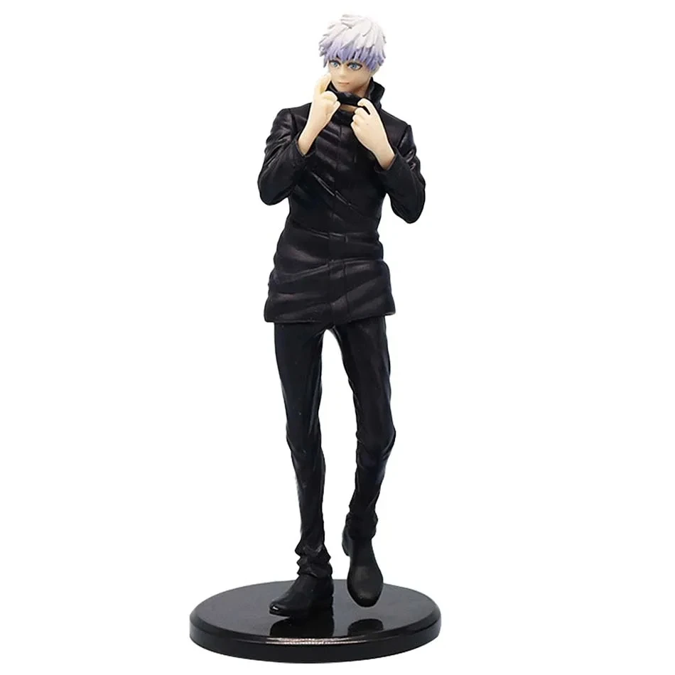 19cm Jujutsu Kaisen Anime-Figur Gojo Satoru Anime-Statue PVC-Actionfigur Sammlermodell Spielzeug Kinderdekoration Puppe
