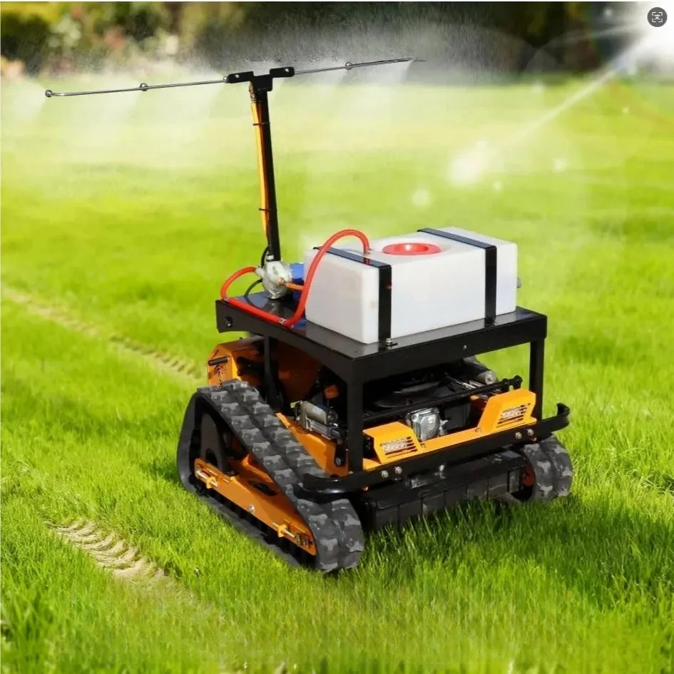 Industrial Automatic Lawn Mower withControl Tracks 500mm Cutting Width EPA/Euro5 Compliant Upgrade Spray Feature for Agriculture