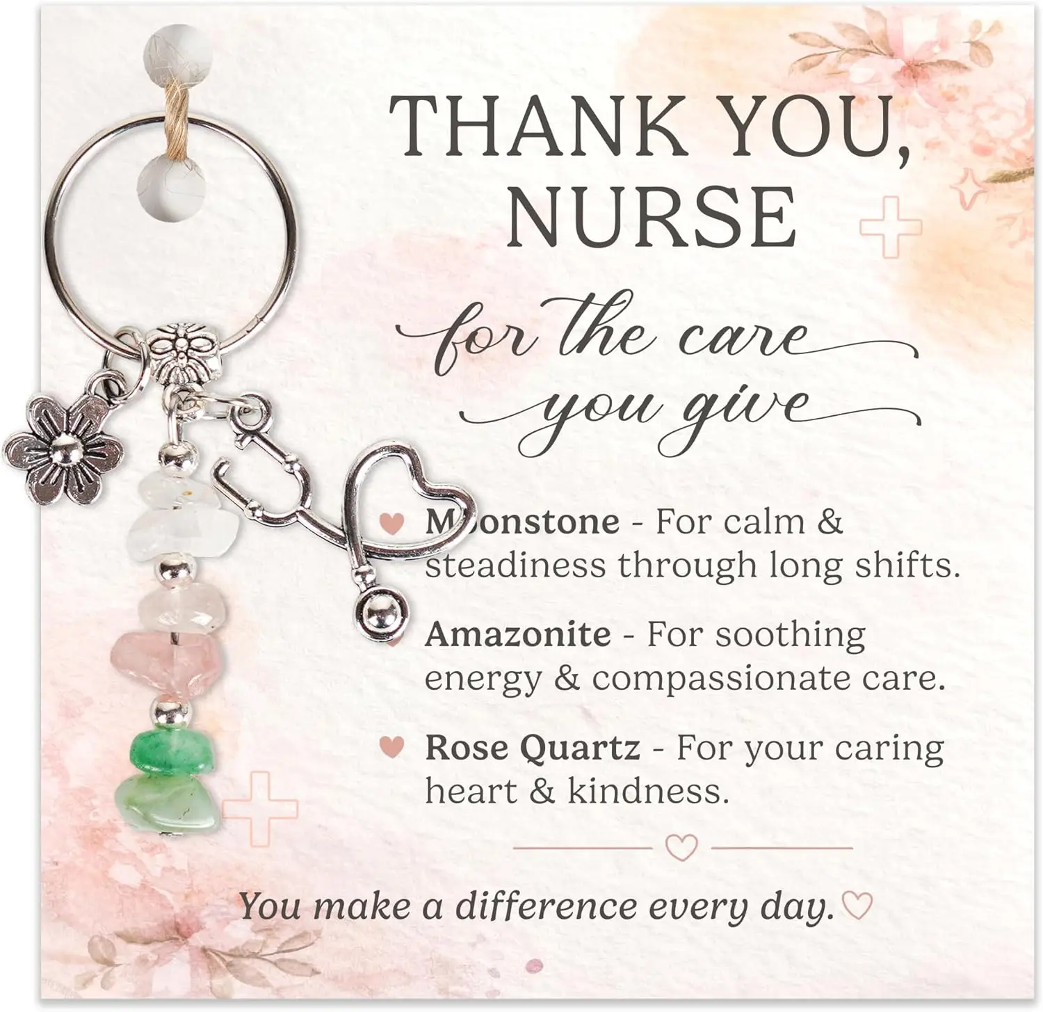 

Appreciation Keychain for Coworker Teacher Nurse Friend Retirement Farewell Promotion New Job Gift