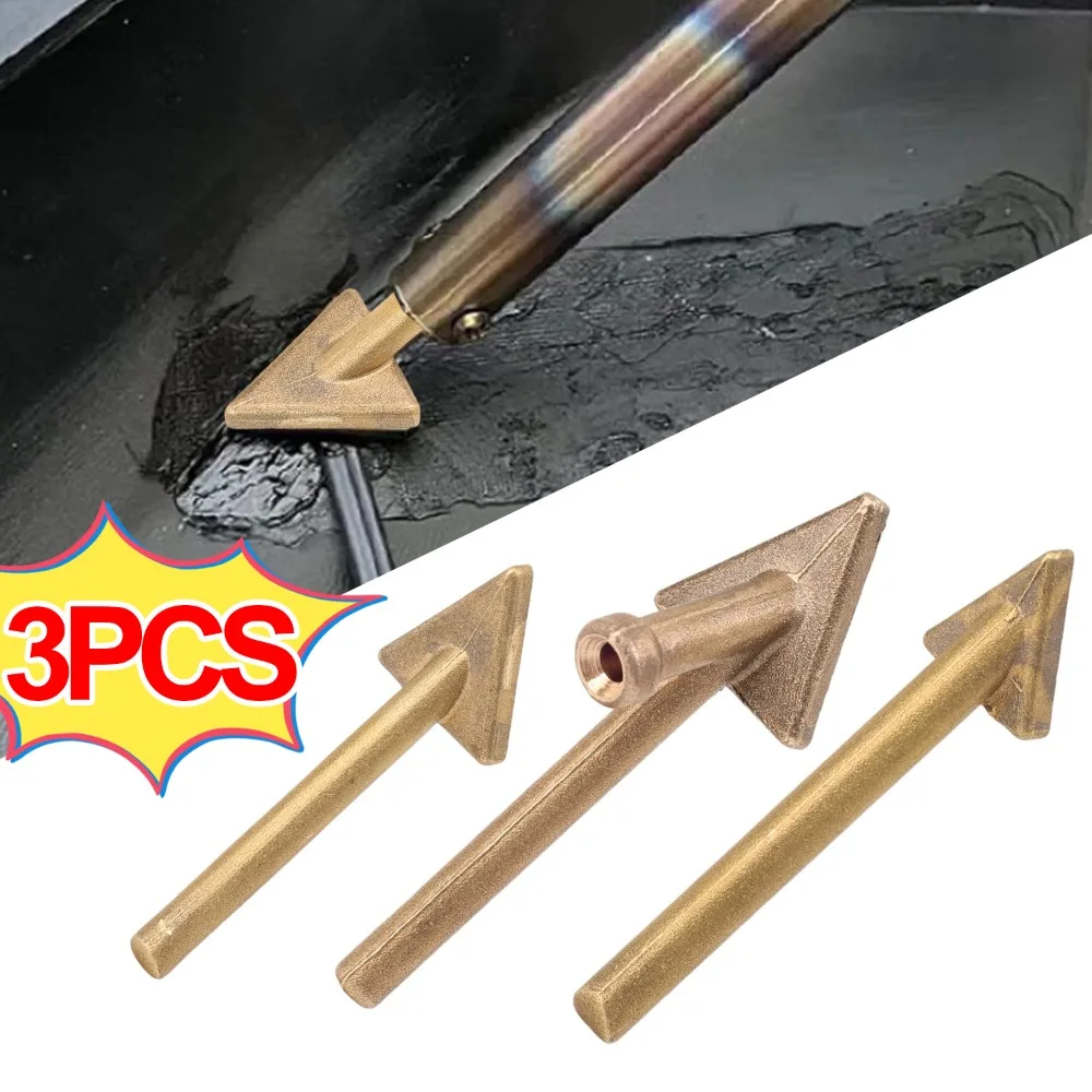 

Soldering Iron Tips Set for Car Plastic Repair Copper Triangular Smoothing Head Welding Tips Kit for Iron Auto Bumper Body Tools