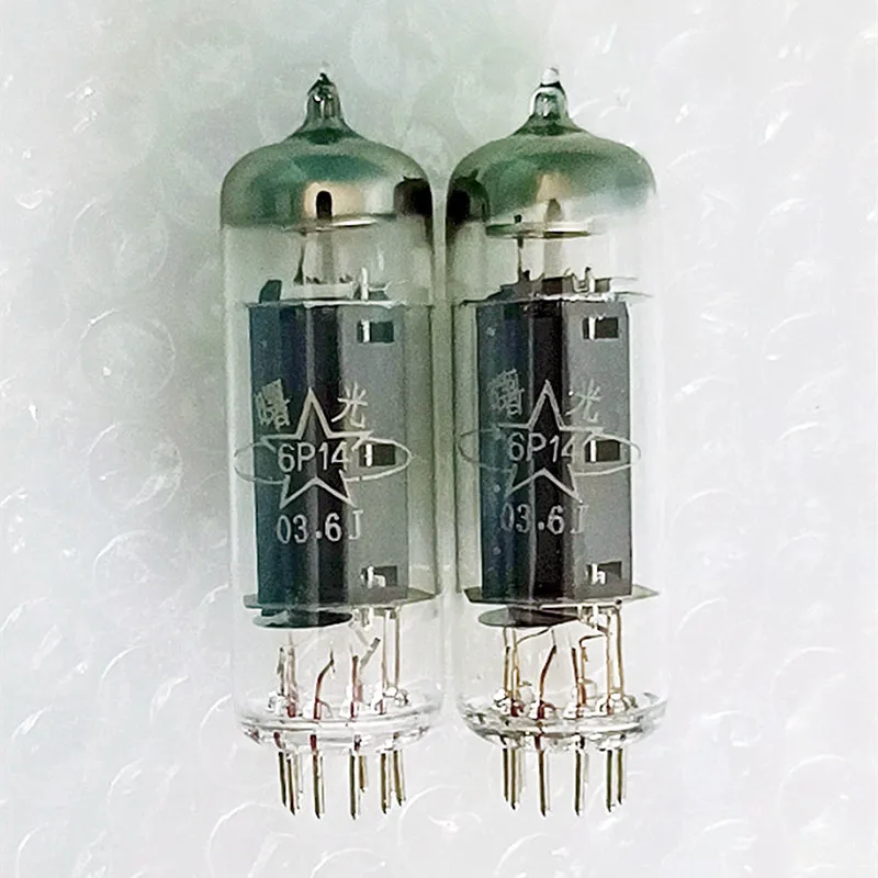 Shuguang Vacuum Tube 6P14 Class J Replaces 6p14 6BQ5 EL84 for HIFI Audio Tube Amplifier Original Exact Match