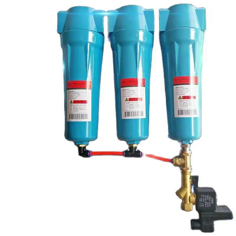 

015 Q/P/S/C Automatic Dry 3/4" Oil Water Separator Air Compressor Accessories Compressed Air Precision Filter Dryer QPSC