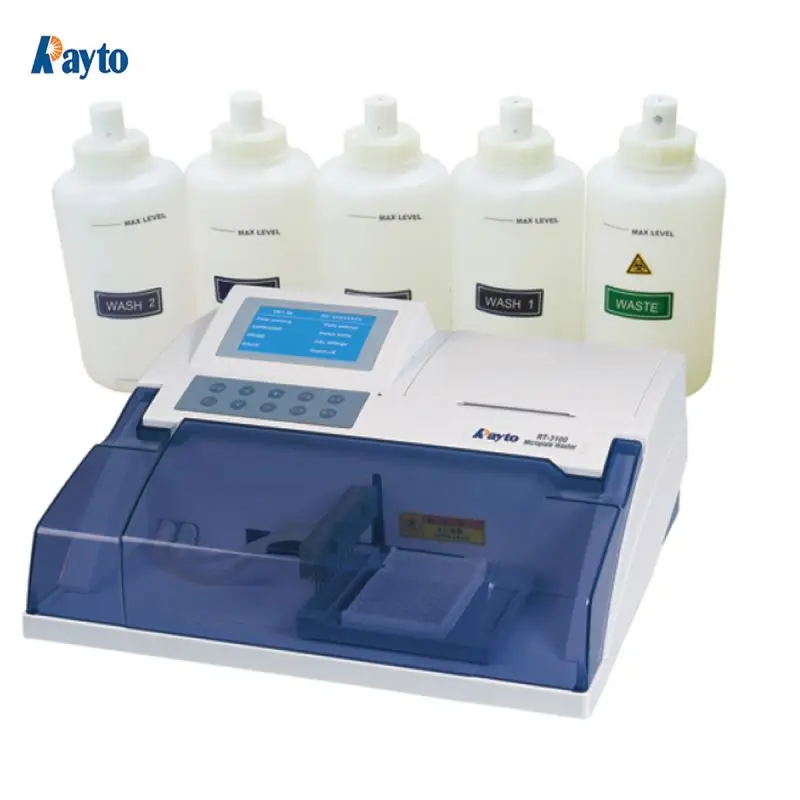 

96/48 Well Plate Hospital Laboratory Rayto RT-3100 Elisa Microplate Washer RT-3100