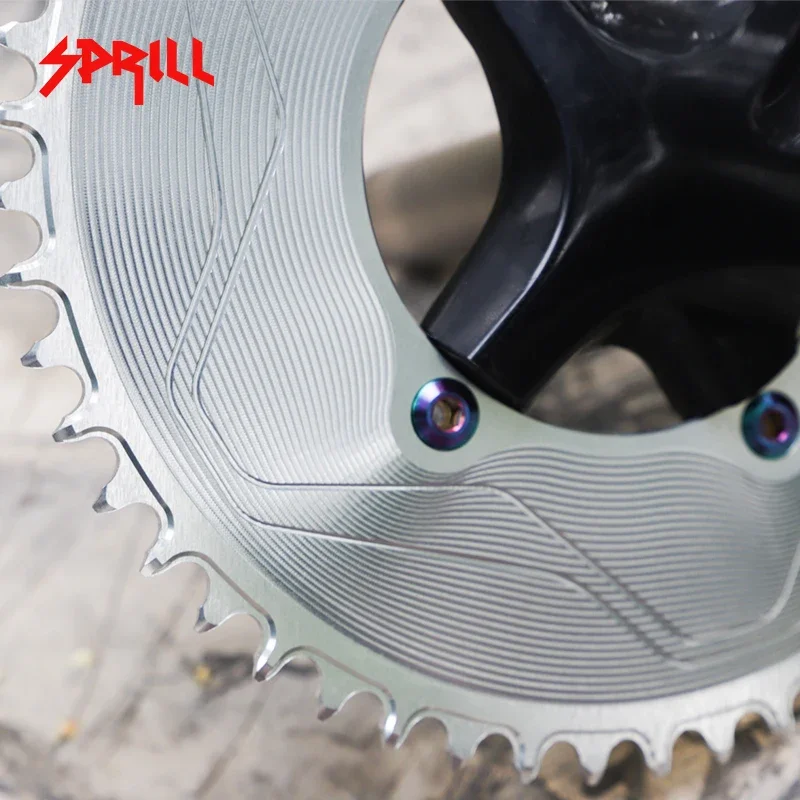 PASS QUEST SPRILL R8-7000 3mm offset (4-bolt AERO) Round Narrow Wide Chainring