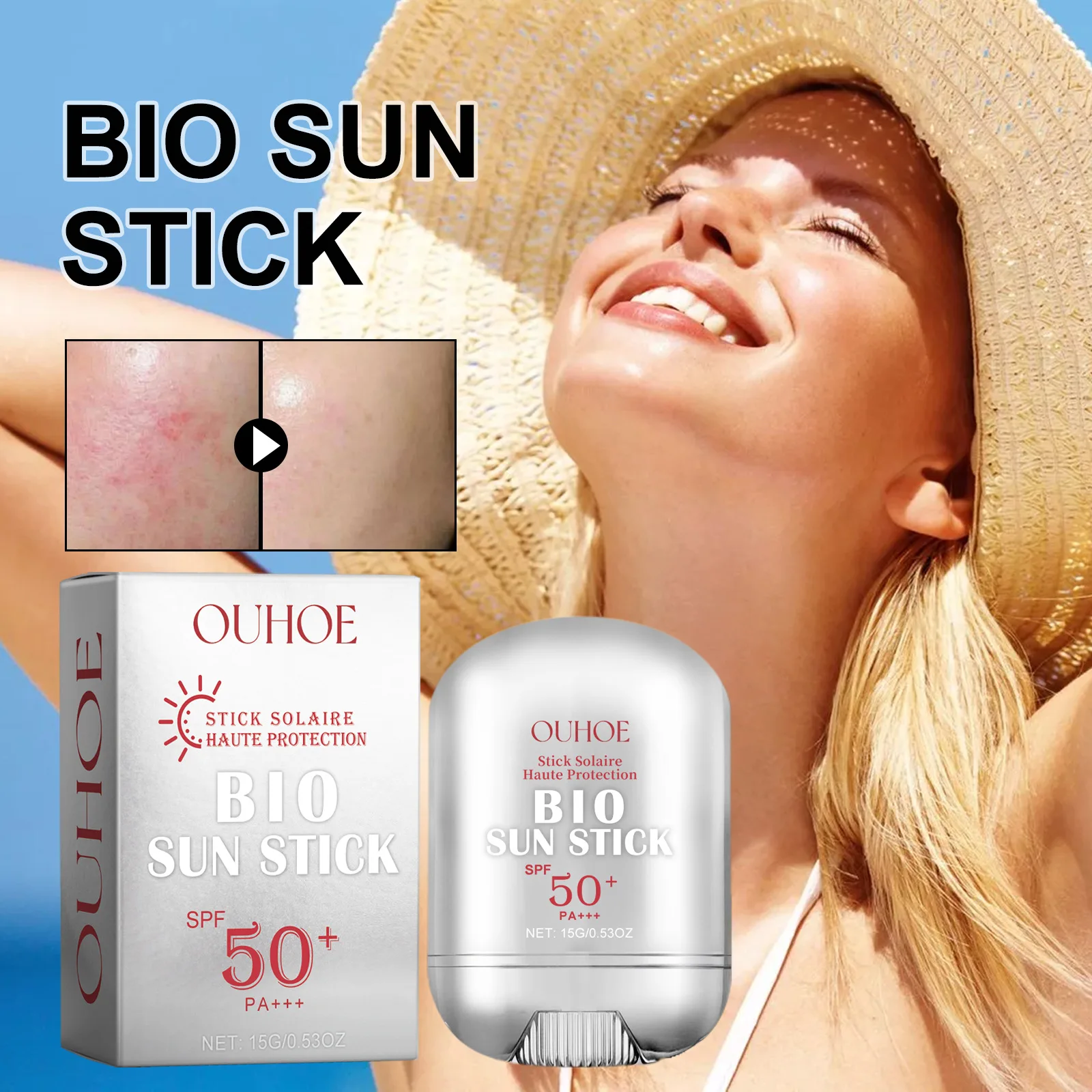 Face Sunscreen Isolate Ultraviolet SPF 50+ Refreshing Oil Control Cream Sun Cream Matta Sun Stick Moisturize Whitening Face Care