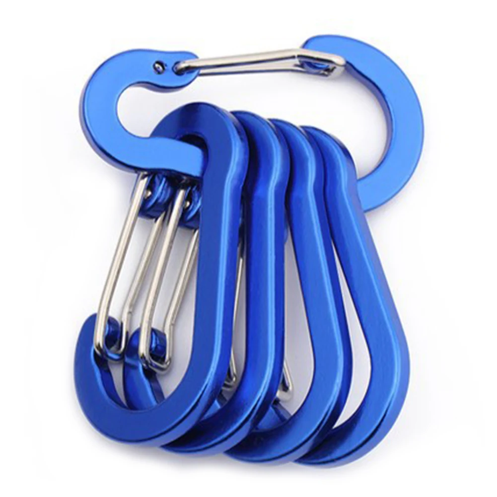 For Camping For Outdoor Activities Lightweight Carabiner Clips Outdoor Carabiner Clips Multiple Colors Available