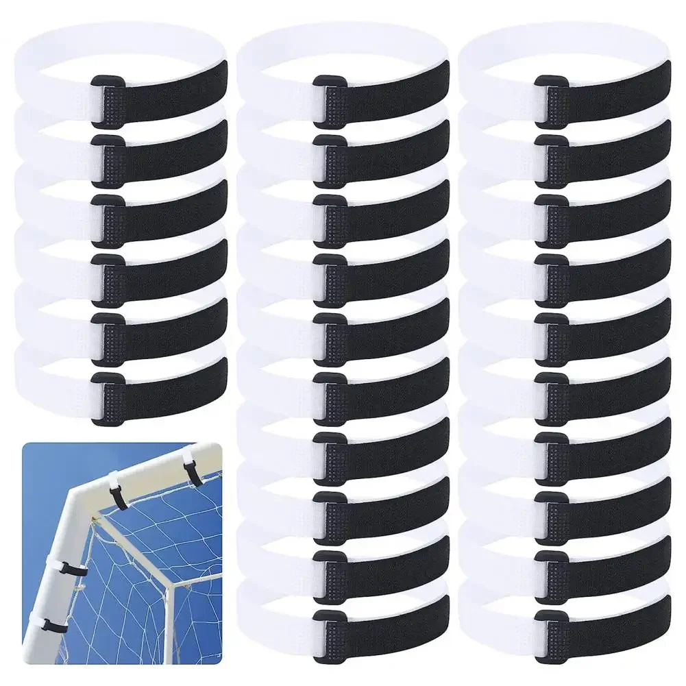 50pcs 축구 네트 스트랩 축구 네트 스트랩 손쉬운 설치 내구성 축구 목표 네트 부착 스트랩 컴팩트 휴대용