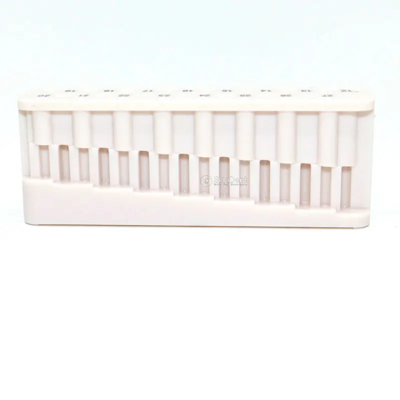 1Pcs Dental Endo Organizer Endo Mini Block Rice Endodontics Stand for Root Working Length Autoclavable Endo Files Organizers