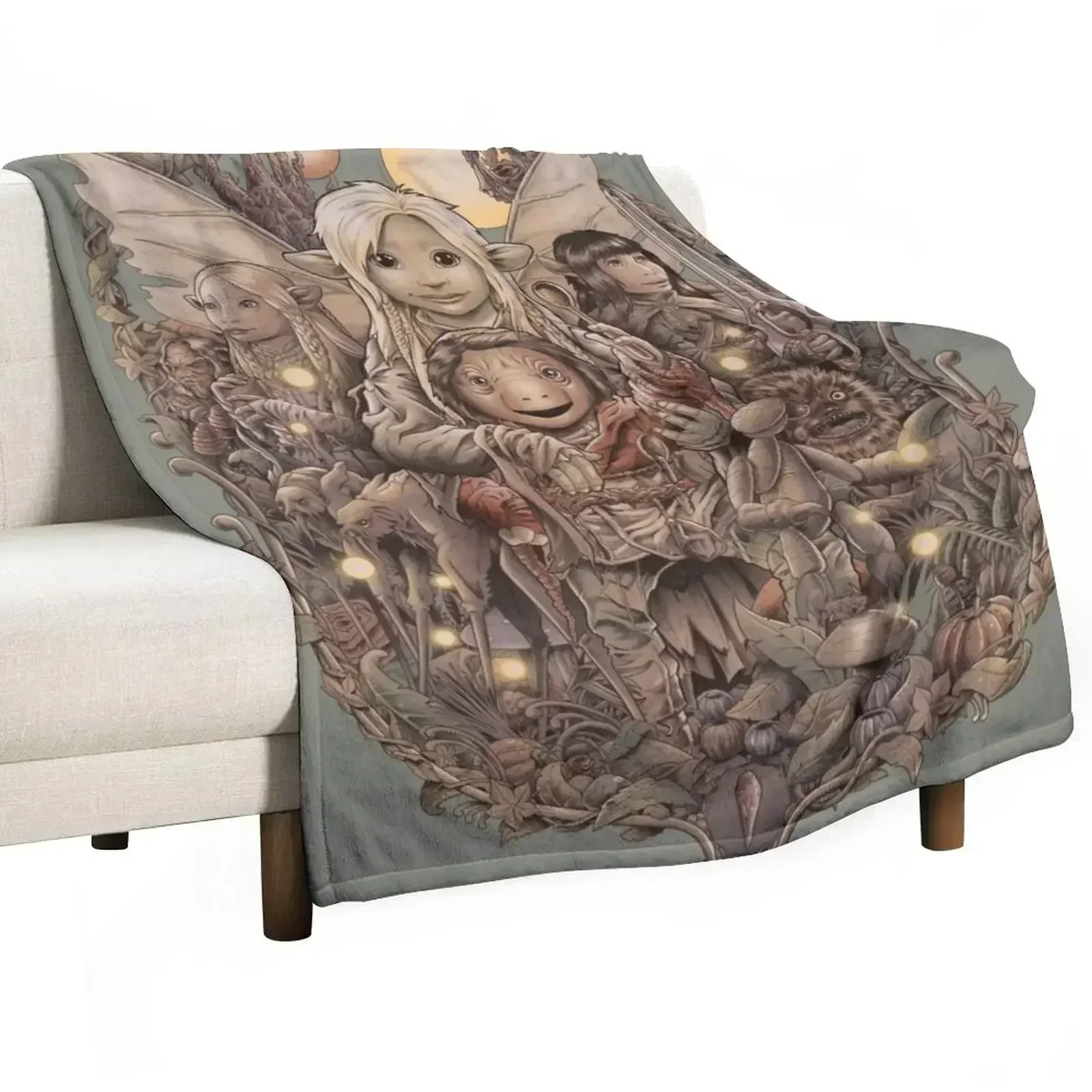 Return to Thra Throw Blanket Picnic Bed covers For Sofa Thin Hair Summer Beddings Luxury Blankets
