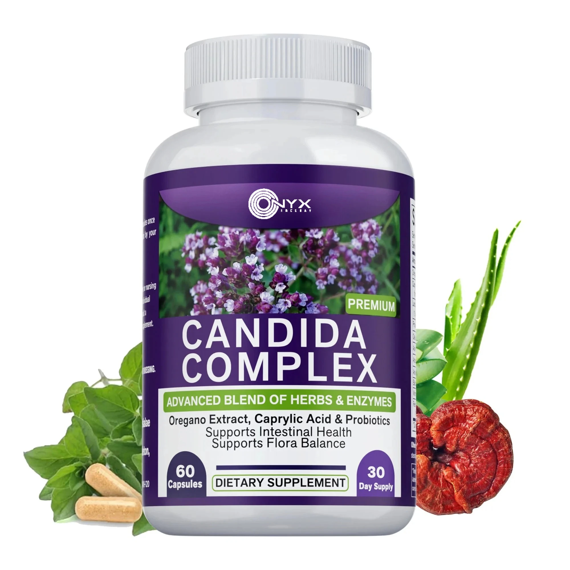 

Комплекс Кандиди - экстракт листьев орегано, восстанавливает микрофлору кишечника, улучшает пищеварение, очищает кишечник и повышает иммунитет, улучшает метаболизм